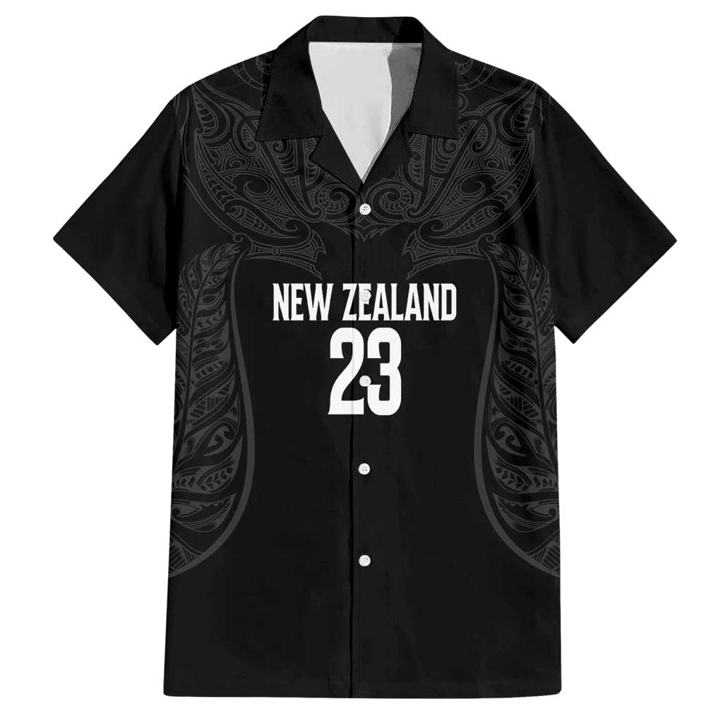 New Zealand Basketball Ta Moko Tribal Custom Hawaiian Shirt