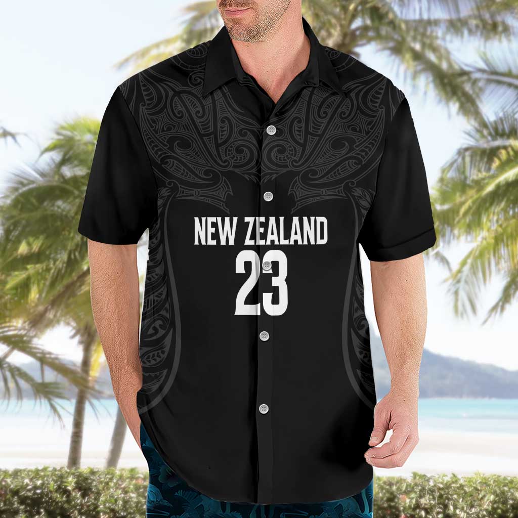 New Zealand Basketball Ta Moko Tribal Custom Hawaiian Shirt