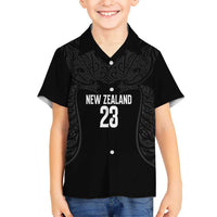 New Zealand Basketball Ta Moko Tribal Custom Hawaiian Shirt