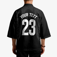 New Zealand Basketball Ta Moko Tribal Custom Kimono LT03 - Polynesian Pride