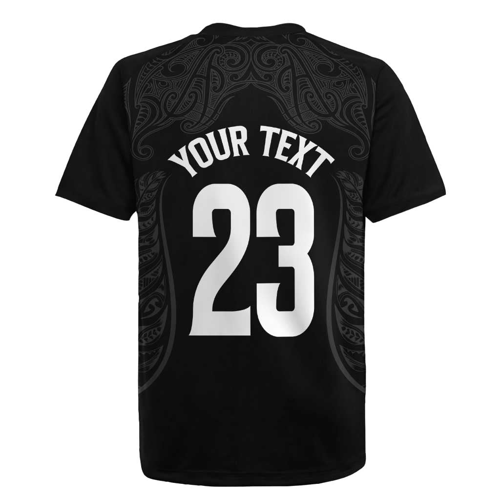 New Zealand Basketball Ta Moko Tribal Custom Rugby Jersey LT03 - Polynesian Pride