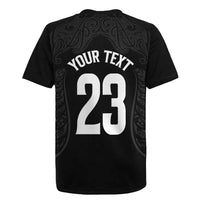 New Zealand Basketball Ta Moko Tribal Custom Rugby Jersey LT03 - Polynesian Pride