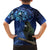 New Zealand Tui Bird Matariki Family Matching Long Sleeve Bodycon Dress and Hawaiian Shirt Maori New Year with Galaxy Fern