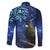 New Zealand Tui Bird Matariki Family Matching Mermaid Dress and Hawaiian Shirt Maori New Year with Galaxy Fern