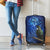 New Zealand Tui Bird Matariki Luggage Cover Maori New Year with Galaxy Fern