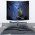 New Zealand Tui Bird Matariki Tapestry Maori New Year with Galaxy Fern