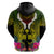 Hawaii Kanaka Maoli Hoodie Double Shark and Hibiscus Flowers