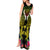 Hawaii Kanaka Maoli Tank Maxi Dress Double Shark and Hibiscus Flowers