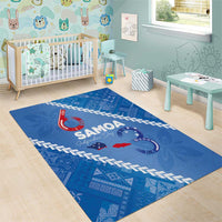 Samoa Independence Day Area Rug Anniversary 63th-Siapo Art