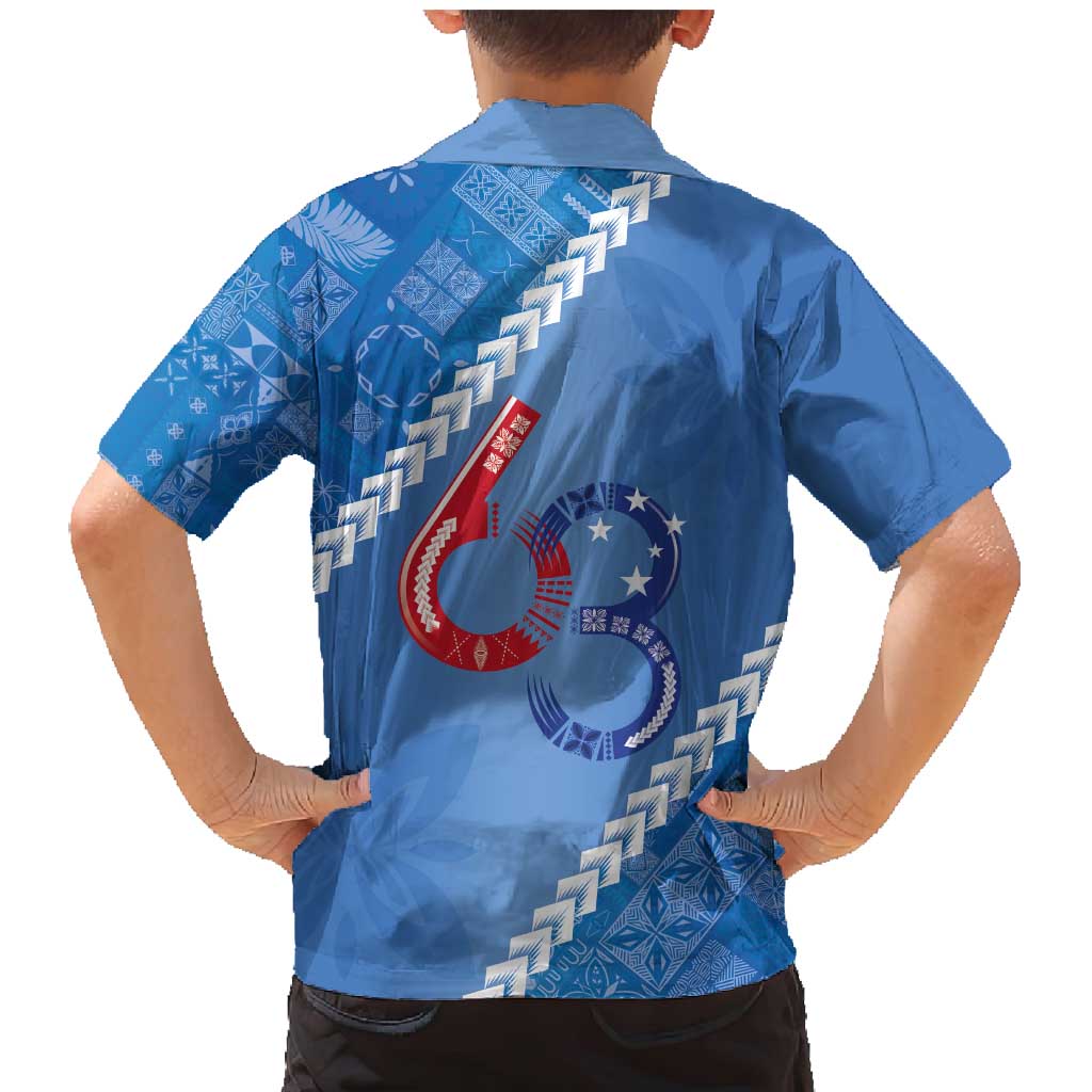 Samoa Independence Day Family Matching Mermaid Dress and Hawaiian Shirt Anniversary 63th-Siapo Art