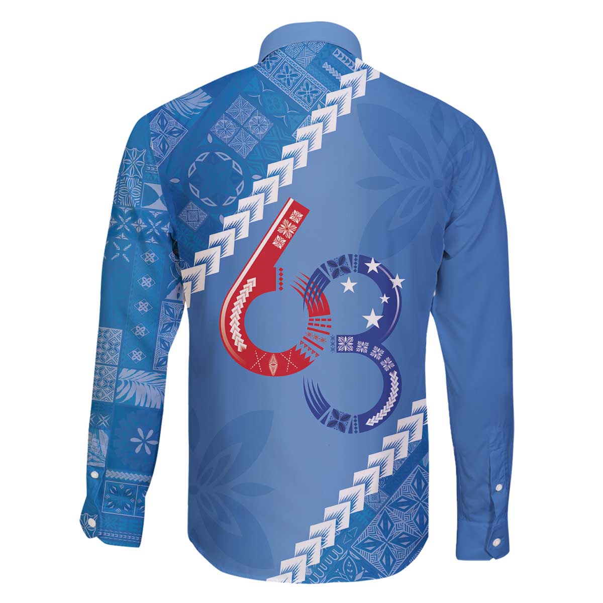 Samoa Independence Day Family Matching Off The Shoulder Long Sleeve Dress and Hawaiian Shirt Anniversary 63th-Siapo Art