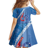Samoa Independence Day Family Matching Off Shoulder Maxi Dress and Hawaiian Shirt Anniversary 63th-Siapo Art