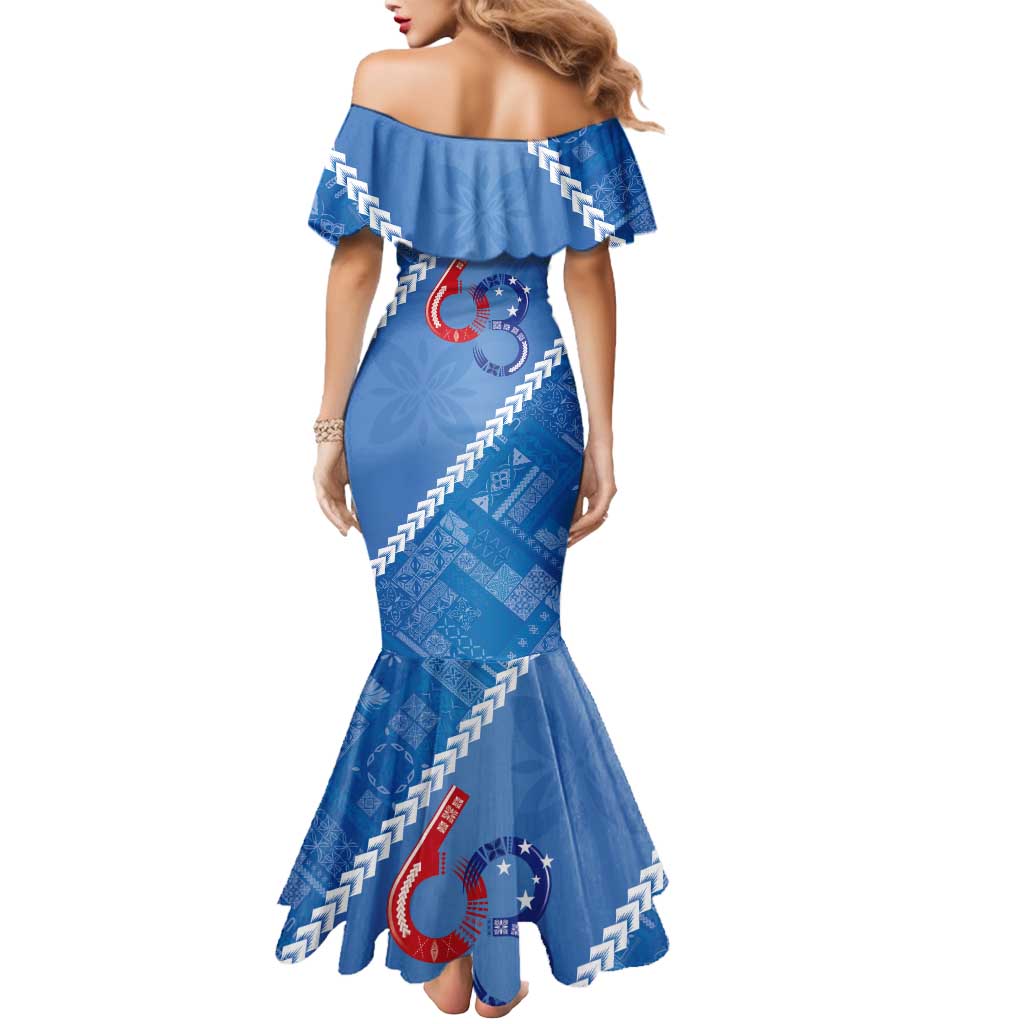 Samoa Independence Day Mermaid Dress Anniversary 63th-Siapo Art