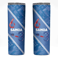 Samoa Independence Day Skinny Tumbler Anniversary 63th-Siapo Art