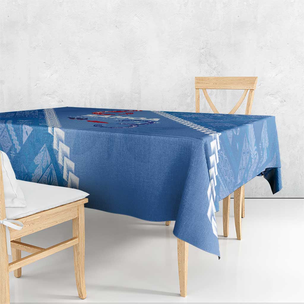 Samoa Independence Day Tablecloth Anniversary 63th-Siapo Art LT03 - Polynesian Pride