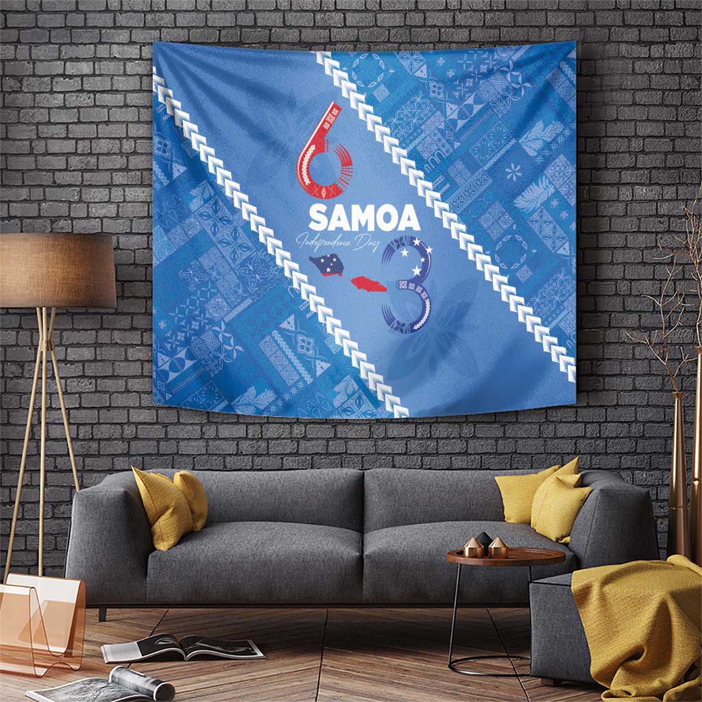 Samoa Independence Day Tapestry Anniversary 63th-Siapo Art