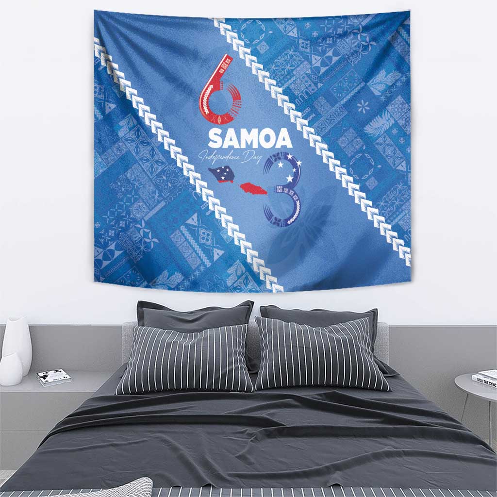 Samoa Independence Day Tapestry Anniversary 63th-Siapo Art
