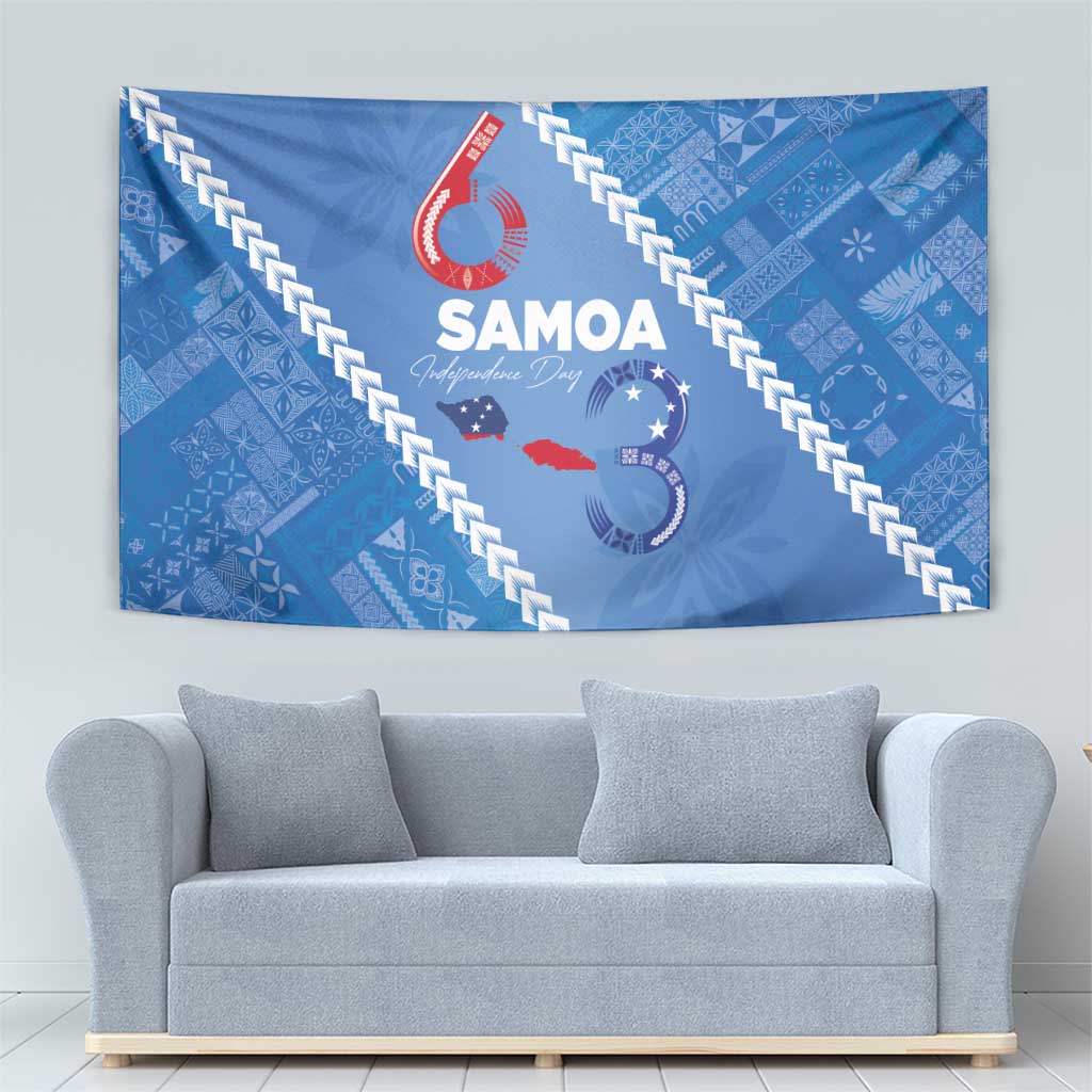 Samoa Independence Day Tapestry Anniversary 63th-Siapo Art