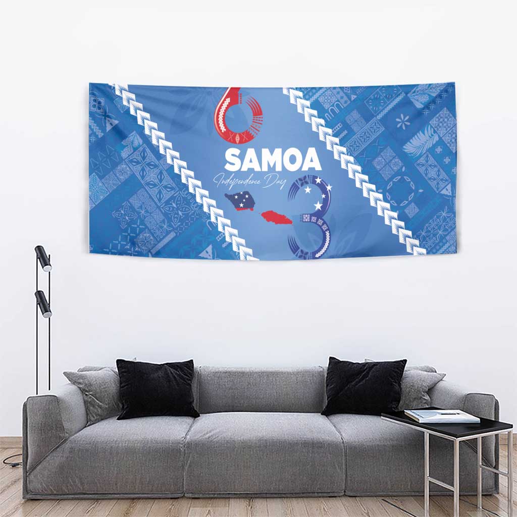 Samoa Independence Day Tapestry Anniversary 63th-Siapo Art