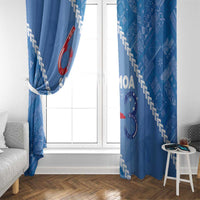 Samoa Independence Day Window Curtain Anniversary 63th-Siapo Art LT03 - Polynesian Pride