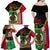 Vanuatu Nakamal and Plumeria Flowers Family Matching Off Shoulder Maxi Dress and Hawaiian Shirt Polynesian Pattern