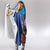 Fiji Bula Hooded Blanket Tropical Plants with Palm Tree and Iguana Colorful
