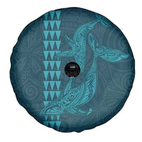 Aloha Hawaii Whale Kakau and Polynesian Tattoo Spare Tire Cover Turquoise Color LT03 - Polynesian Pride