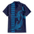 Aloha Hawaii Whale Kakau and Polynesian Tattoo Family Matching Off Shoulder Maxi Dress and Hawaiian Shirt Dark Navy Color