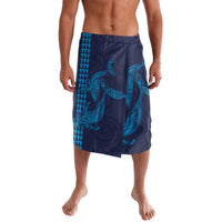 Aloha Hawaii Whale Kakau and Polynesian Tattoo Lavalava Dark Navy Color LT03 Dark Navy - Polynesian Pride