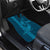 Aloha Hawaii Whale Kakau and Polynesian Tattoo Car Mats Light Blue Color