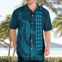 Aloha Hawaii Whale Kakau and Polynesian Tattoo Hawaiian Shirt Light Blue Color LT03 - Polynesian Pride