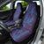 Aloha Hawaii Whale Kakau and Polynesian Tattoo Car Seat Cover Purple Color