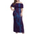 Aloha Hawaii Whale Kakau and Polynesian Tattoo Family Matching Off Shoulder Maxi Dress and Hawaiian Shirt Purple Color