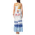 Personalised Hawaiki Nui Va'a French Polynesian Pattern Tank Maxi Dress White Color