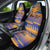 Personalised Hawaiki Nui Va'a French Polynesian Pattern Car Seat Cover Sunset Color