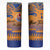 Personalised Hawaiki Nui Va'a French Polynesian Pattern Skinny Tumbler Sunset Color