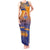 Personalised Hawaiki Nui Va'a French Polynesian Pattern Tank Maxi Dress Sunset Color