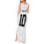 Custom Rugby Fiji Tank Maxi Dress Fijian Masi Tribal Sporty Style White Color - Polynesian Pride