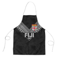 Rugby Fiji Apron Fijian Masi Tribal Sporty Style Black Color - Polynesian Pride