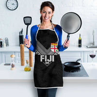 Rugby Fiji Apron Fijian Masi Tribal Sporty Style Black Color - Polynesian Pride