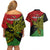 Personalised Papua New Guinea Southern Highlands Province Couples Matching Off Shoulder Short Dress and Hawaiian Shirt PNG Birds Of Paradise Polynesian Arty Style LT03 - Polynesian Pride