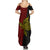 Papua New Guinea Western Province Summer Maxi Dress PNG Birds Of Paradise Polynesian Arty Style LT03 - Polynesian Pride