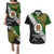 Papua New Guinea Western Highlands Province Couples Matching Puletasi Dress and Hawaiian Shirt PNG Birds Of Paradise Polynesian Arty Style LT03 Green - Polynesian Pride