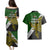 Papua New Guinea Western Highlands Province Couples Matching Puletasi Dress and Hawaiian Shirt PNG Birds Of Paradise Polynesian Arty Style LT03 - Polynesian Pride