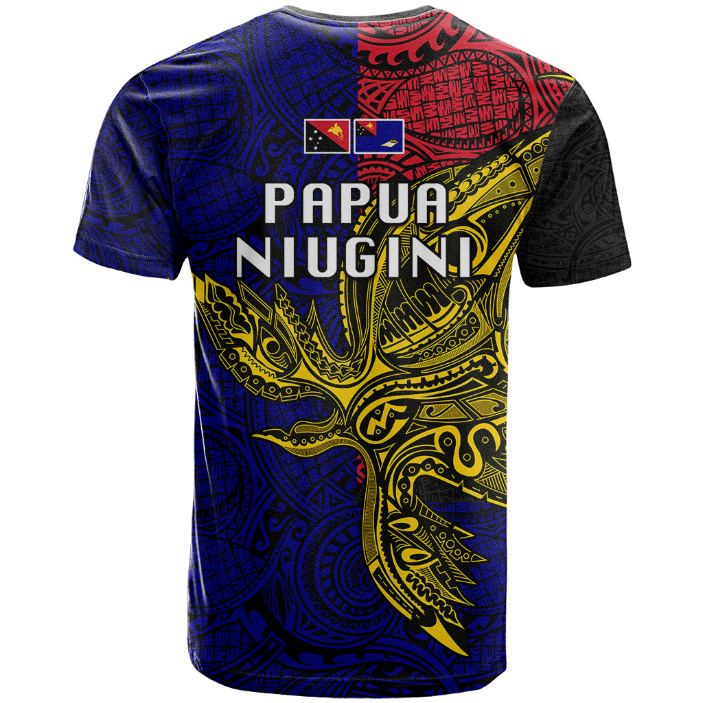 Papua New Guinea West New Britain Province T Shirt PNG Birds Of Paradise Polynesian Arty Style LT03 - Polynesian Pride