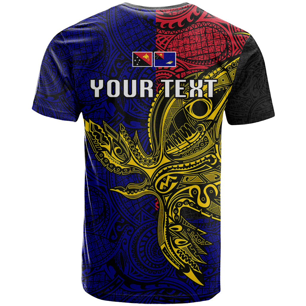 Personalised Papua New Guinea West New Britain Province T Shirt PNG Birds Of Paradise Polynesian Arty Style LT03 - Polynesian Pride