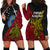 Papua New Guinea Sandaun Province Hoodie Dress PNG Birds Of Paradise Polynesian Arty Style LT03 - Polynesian Pride