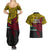 Papua New Guinea Hela Province Couples Matching Summer Maxi Dress and Hawaiian Shirt PNG Birds Of Paradise Polynesian Arty Style LT03 - Polynesian Pride