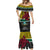 Papua New Guinea Hela Province Mermaid Dress PNG Birds Of Paradise Polynesian Arty Style LT03 - Polynesian Pride