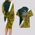 Papua New Guinea Jiwaka Province Couples Matching Long Sleeve Bodycon Dress and Hawaiian Shirt PNG Birds Of Paradise Polynesian Arty Style LT03 - Polynesian Pride